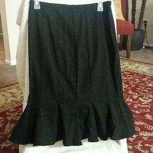 Black pencil skirt